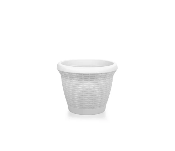 Omnipazar SO-HS01 Plastik Hasır Desenli Dekoratif Saksı 3.3 Litre No 1 - 9
