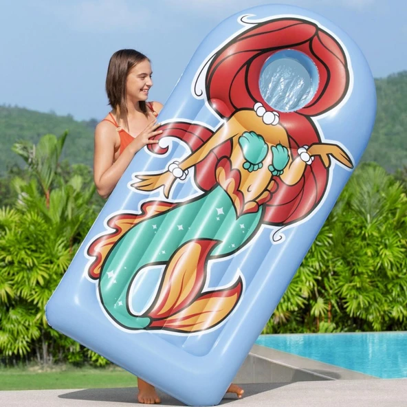 Pencereli Resim Desenli Deniz Yatağı 188 Cm x 89 Cm - 2