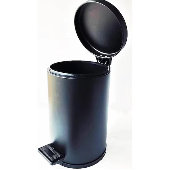 LİDER 5 LT ÇÖP KOVASI PEDALLI (SİYAH) - 5