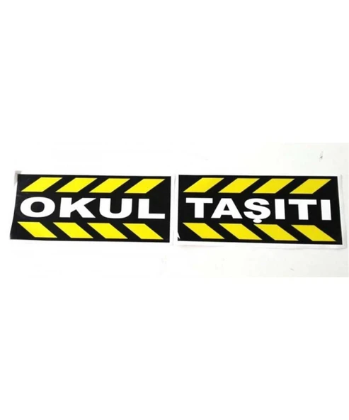 SÜSLEN OKUL TAŞITI YAZISI TAKIM 22X104 cm