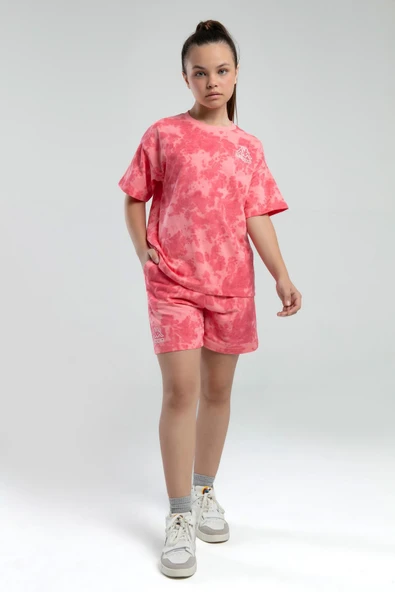 Kappa 362415 Kız Çocuk Tie-Dye Şort Bermuda Pijama Takım - 13