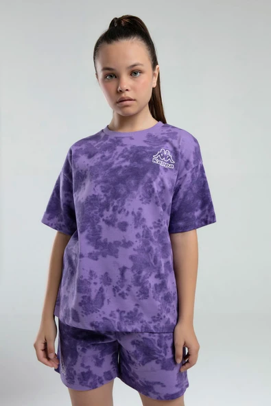Kappa 362415 Kız Çocuk Tie-Dye Şort Bermuda Pijama Takım - 10