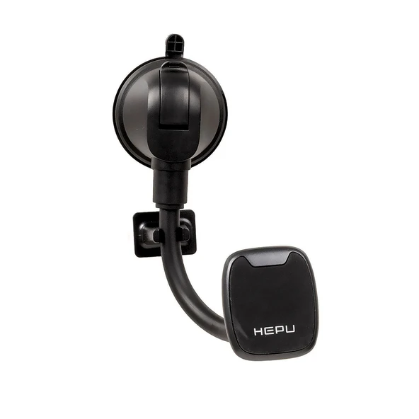 HEPU HP-A30 Vantuzlu Mıknatıslı Araç İçi Telefon Tutucu - 3