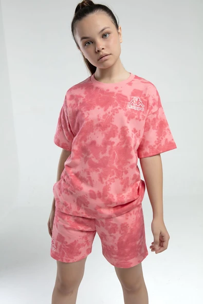 Kappa 362415 Kız Çocuk Tie-Dye Şort Bermuda Pijama Takım - 16