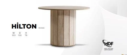 HİLTON MDF MASA