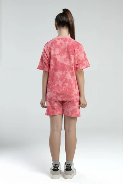 Kappa 362415 Kız Çocuk Tie-Dye Şort Bermuda Pijama Takım - 7
