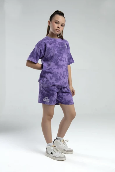 Kappa 362415 Kız Çocuk Tie-Dye Şort Bermuda Pijama Takım - 11