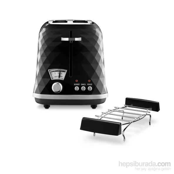 Delonghi Brillante İki Dilim Ekmek Kızartma Makinesi CTJ 2103.BK - Resim 2