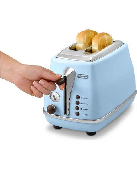 Delonghi Icona Vintage İki Dilim Ekmek Kızartma Makinesi CTOV 2103.AZ - 2