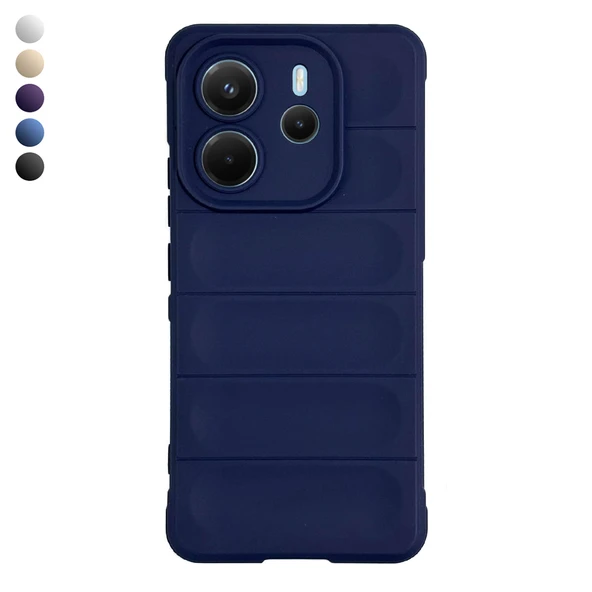 Xiaomi Redmi Note 14 4G Kılıf Optimum Lens Çerçeveli Silikon Kapak