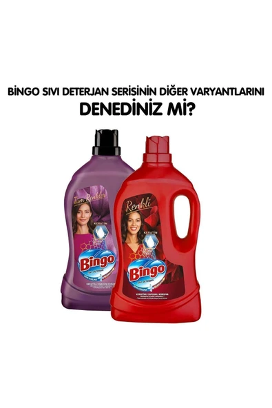 Bingo Siyahlar İçin Sıvı Çamaşır Deterjanı 67 Yıkama 4 L - 8