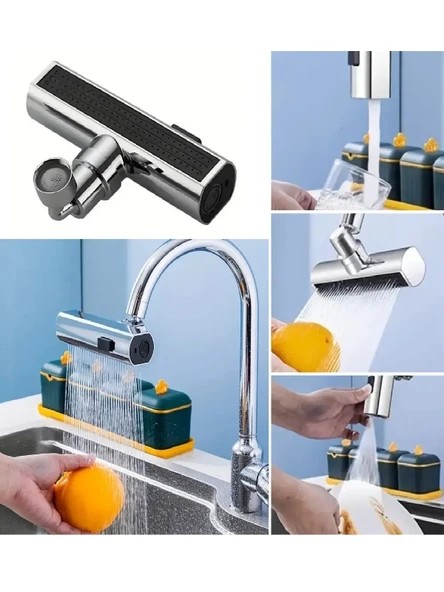 BUFFER 3 Farklı Modlu Musluk Başlığı Adaptörü Şelale Musluk