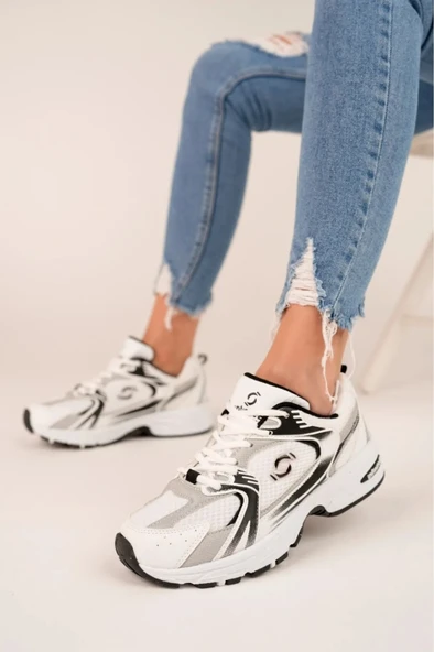 ONR GROUP 530 Kadın, Erkek, Ortopedik Triko Yürüyüş Spor Ayakkabısı, Günlük Sneake - 2