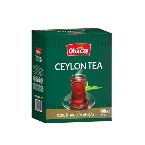 Obaçay Ceylon Tea %100 İthal Seylan Çayı 400 g. - 2