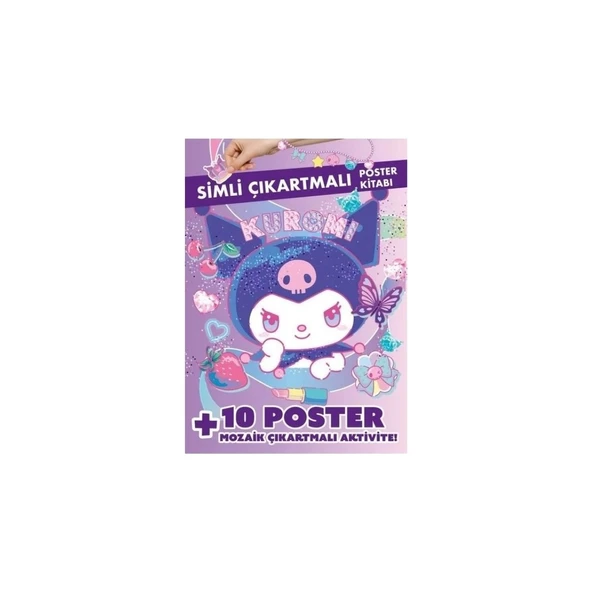 Kuromı  Simli   Çıkartmalı   Poster  Kitabı