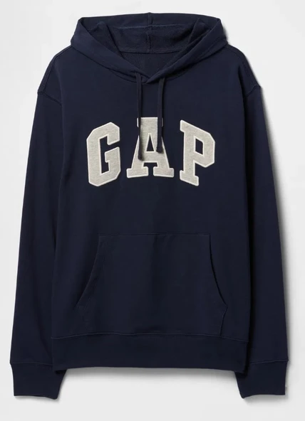 Gap V-Frch Ft Herıtage Logo Po Erkek Kapüşonlu Sweatshirt - 7