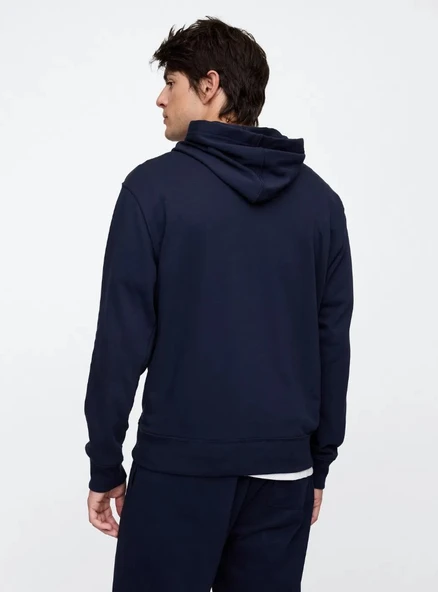 Gap V-Frch Ft Herıtage Logo Po Erkek Kapüşonlu Sweatshirt - 9