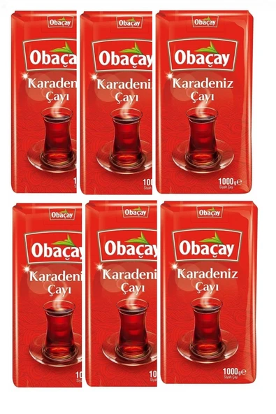 Obaçay Karadeniz Çayı 6 x 1000 Gram