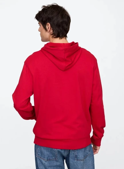 Gap V-Frch Ft Herıtage Logo Po Erkek Kapüşonlu Sweatshirt - 4