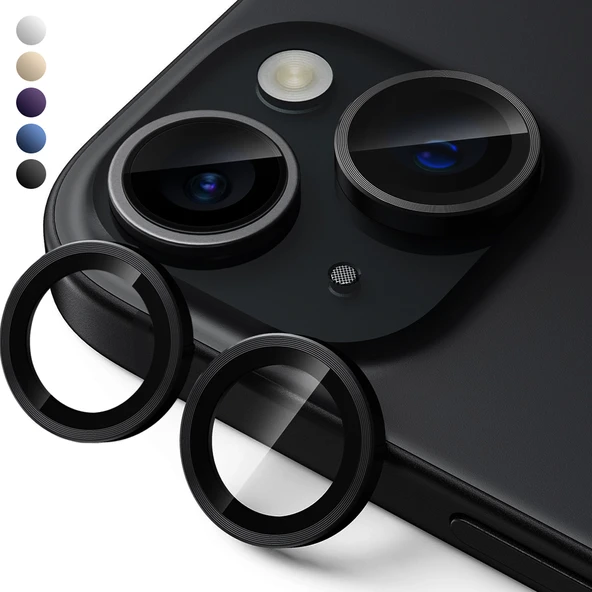 iPhone 15 / iPhone 15 Plus Raze Metal Kamera Lens Koruyucu