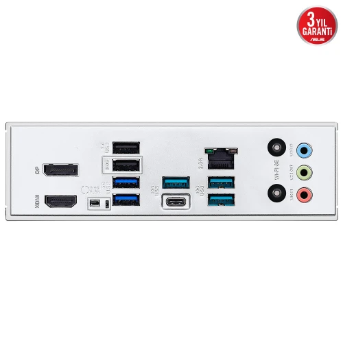 ASUS B650E MAX GAMING WIFI, 4xDDR5, 3xM.2, DP, HDMI, Type-C, Wi-Fi 6E, Bluetooth v5.3, AMD Ryzen 7000 Serisi, AM5 Soket Gaming Anakart - 5