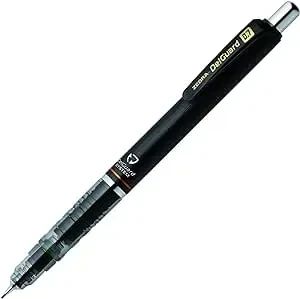 Zebra Delguard 0.7mm Mekanik Kurşun Kalem Parlak Siyah / P-MAB85-BK