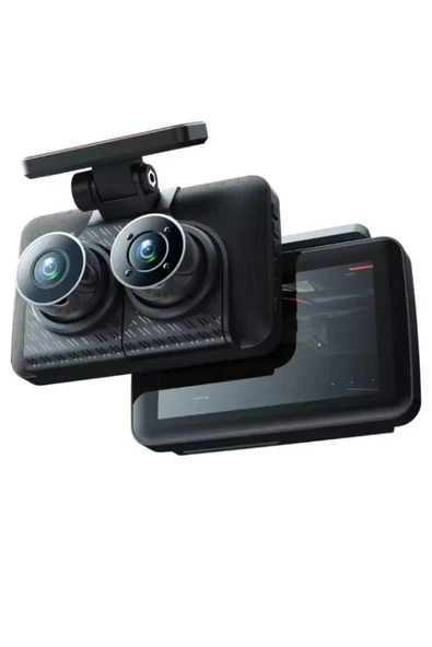 Araç İçi HD Kamera Video Kaydedici 3 Kamera 1080P Full HD Araç Kamerası WDR G-Sensor 5Mp Büyük Ekran - 6