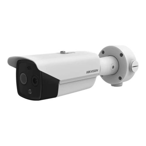 HIKVISION DS-2TD2617-6/QA 4Mpix, 8mm Lens, H265+, 40Mt Gece Görüsü,  PoE, Yangin Algilama, Sesli Alarm, Termal IP Kamera