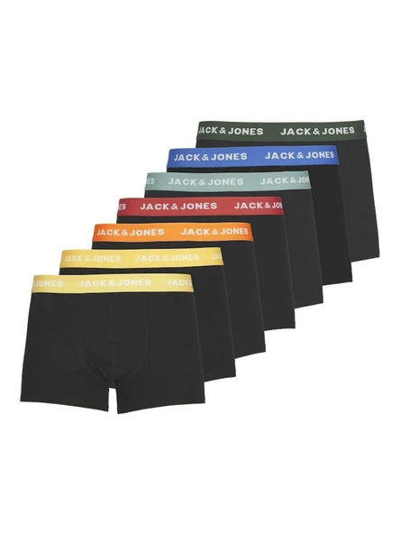 Jack Jones Vıto Solıd 7 Li Paket Erkek Boxer 12230353