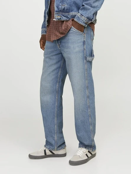 Jack Jones Eddıe Carpenter Sbd Loose Fit Erkek Jean Pantolon 12261926 - 5