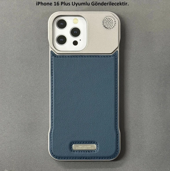 iPhone 16 Plus Parfümlü Koku Hazneli MagSafe Uyumlu Deri Kılıf ürün görseli