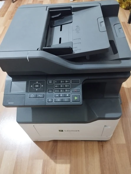 Lexmark MX321adn Çok Fonksiyonlu Mono Lazer Yazıcı 2.EL KUTUSUZ 6 AY GARANTİLİ