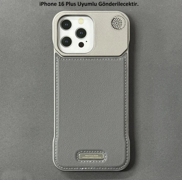 iPhone 16 Plus Parfümlü Koku Hazneli MagSafe Uyumlu Deri Kılıf - Resim 3