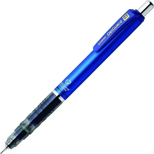 Zebra Delguard 0.7mm Mekanik Kurşun Kalem Mavi / P-MAB85-BL