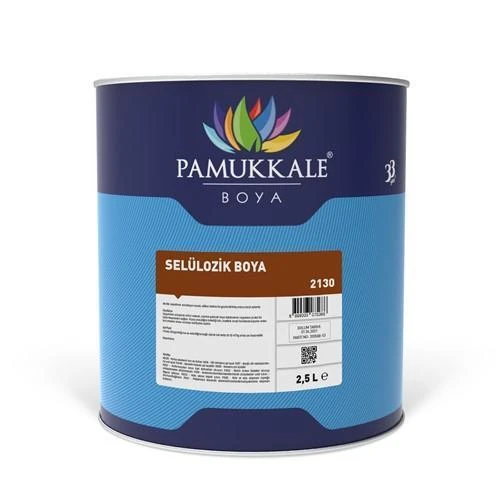 Pamukkale Selülozik Boya 2.5 Lt Ral 8002 Açık Kahve