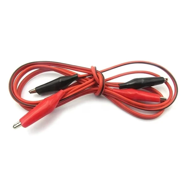 Bağlantı Kablosu (Krokodil+Krokodil) 100cm, Çift/Paket - Resim 3