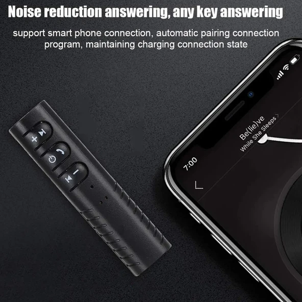 Auris WR05 Mikrofonlu AUX-Bluetooth Çevirici Kit Wireless Receiver - 3
