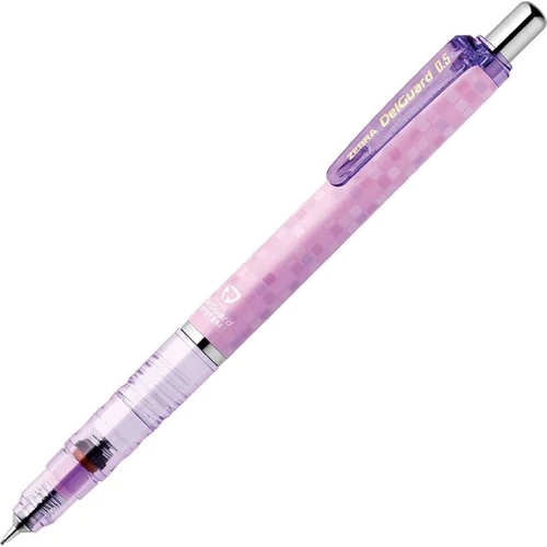 Zebra Delguard Versatil Kalem 0.7mm Kareli Mor