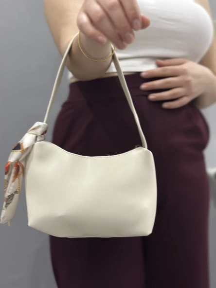 Riwan krem cilt çanta