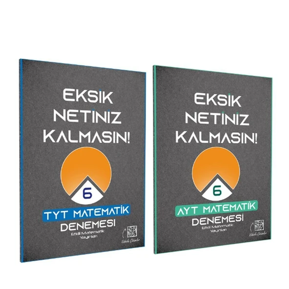Etkili Matematik TYT AYT Etkili Matematik Eksik Netiniz Kalmasın 6 Deneme Seti 2 Kitap