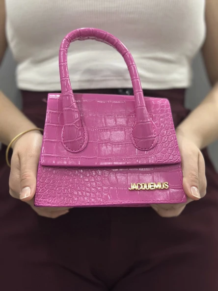 Luxe pembe cilt çanta - 2