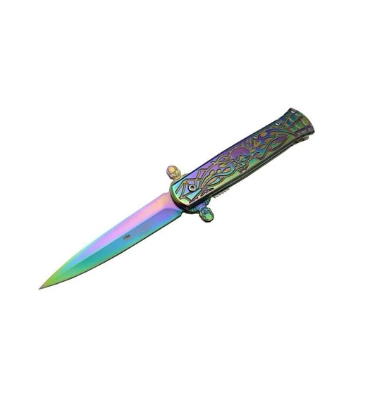 Sibirya Skull Rainbow Çakı