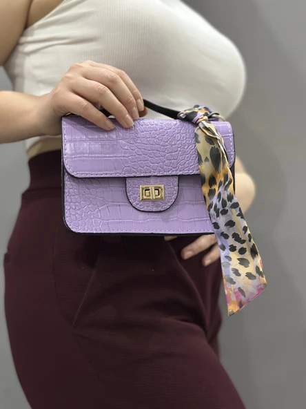 Jisse lila cilt çanta - Resim 2