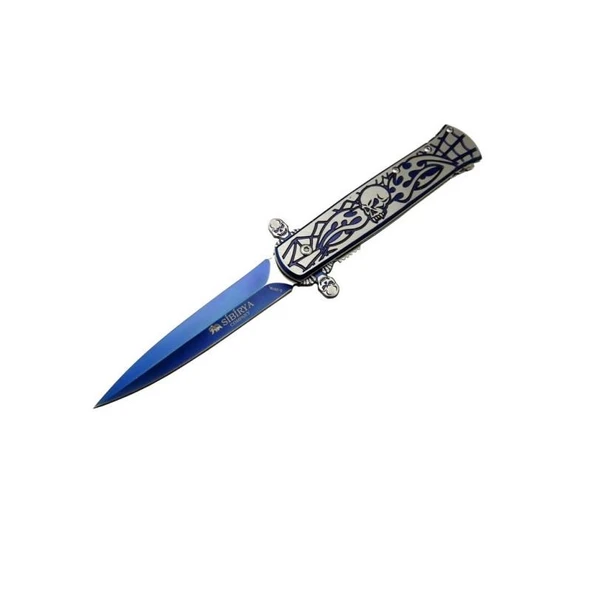 Sibirya Skull Blue Çakı