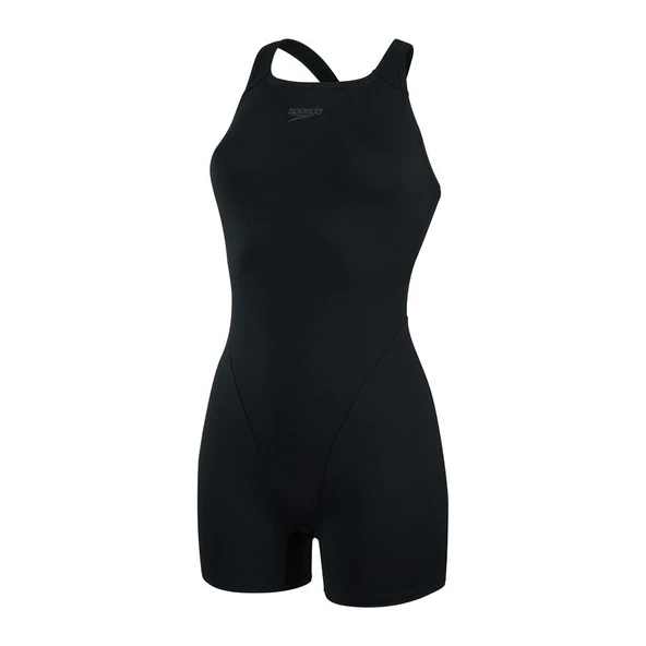 Speedo Eco Paçalı Kadın Mayosu Siyah