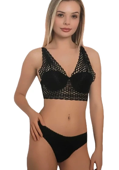 Arona Hafif Destekli File Sütyen Takımı ürün görseli