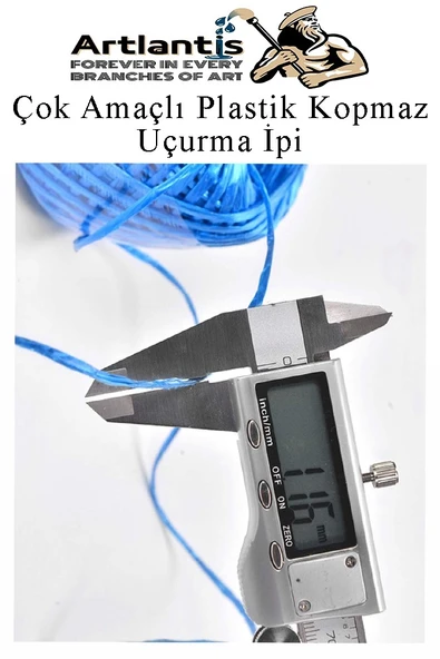 Çok Amaçlı Plastik Kopmaz Uçurtma İpi Çamaşır İpi 5 Adet Renkli 250 Metre Naylon İp Çırpı İpi Çizim İnşaat Duvar İpi - 2