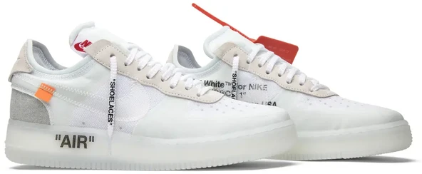 Nike Off-White x Air Force 1 Low 'The Ten' Spor Ayakkabı - 8