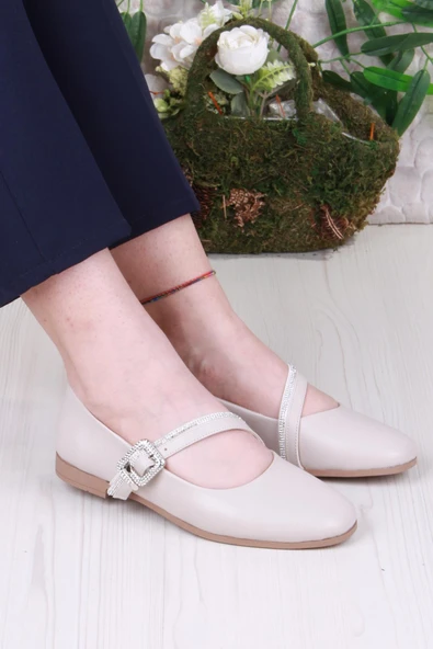 Fort 01-624 Soft Toka Detaylı Rahat Kadın Babet - 6