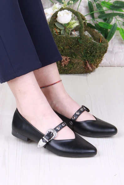 Fort 01-620 Soft Toka Detaylı Rahat Kadın Babet ürün görseli